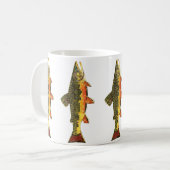 Mug Peinture de poisson à l'omble de fontaine (Devant gauche)