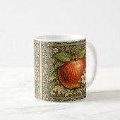 Mug Peinture de pomme vintage (Devant droit)