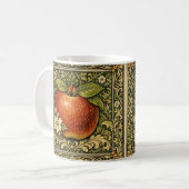 Mug Peinture de pomme vintage (Devant gauche)