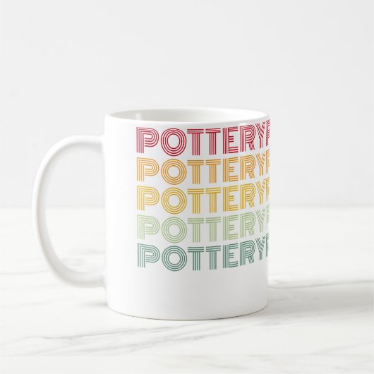 Mug Peinture de poterie Potier Artisanat Argile Cérami (Gauche)