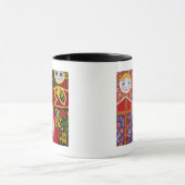 Mug Peinture de poupée de Matryoshka de Russe (Centre)