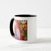 Mug Peinture de poupée de Matryoshka de Russe (Devant gauche)