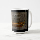 Mug Peinture de profil du navire Jersey (Devant droit)