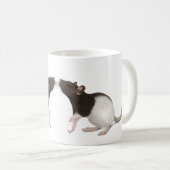 Mug Peinture de rat pour animaux (Devant droit)