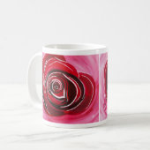 Mug Peinture de rose papillon par Alfred Fox (Devant gauche)