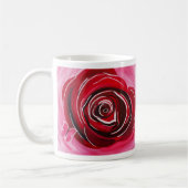 Mug Peinture de rose papillon par Alfred Fox (Gauche)