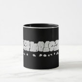 Mug Peinture de route fissurée (Centre)