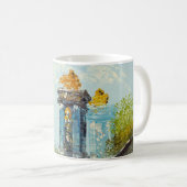 Mug Peinture de scène de Tour Eiffel de Paris (Devant droit)