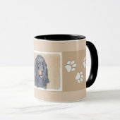 Mug Peinture de Setter Gordon - Art Original de Chien (Devant droit)