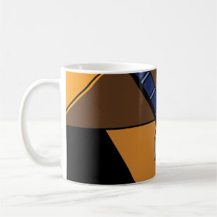 Mug Peinture de surréalisme de guitare cubiste.