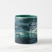 Mug Peinture de survol de mer (Centre)