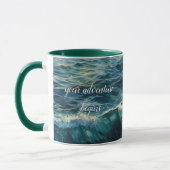 Mug Peinture de survol de mer (Gauche)