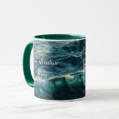 Mug Peinture de survol de mer (Devant gauche)