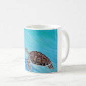 Mug Peinture de tortue marine (Devant droit)