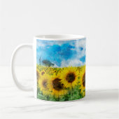 Mug Peinture de tournesols (Gauche)