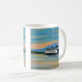 Mug Peinture de traversier Sunrise (Devant droit)