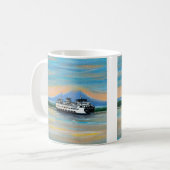 Mug Peinture de traversier Sunrise (Devant gauche)