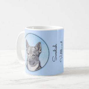 Mug Peinture de Vallhund suédois - Art de chien origin