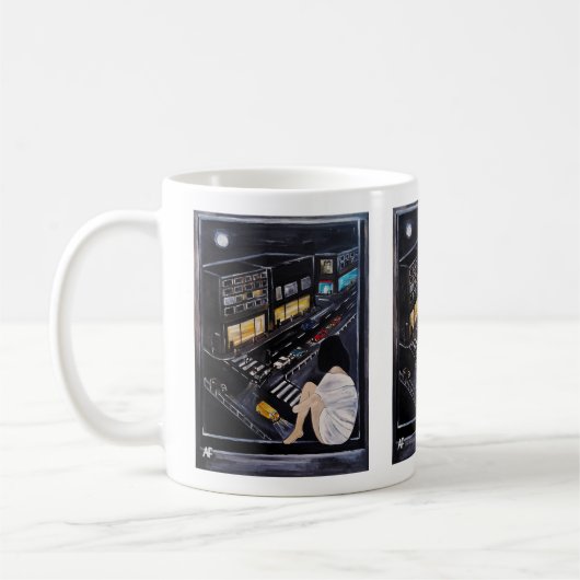 Mug Peinture de vendredi soir par Alfred Fox (Gauche)