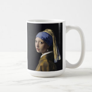 Mug Peinture de vermeer - Fille à la perle
