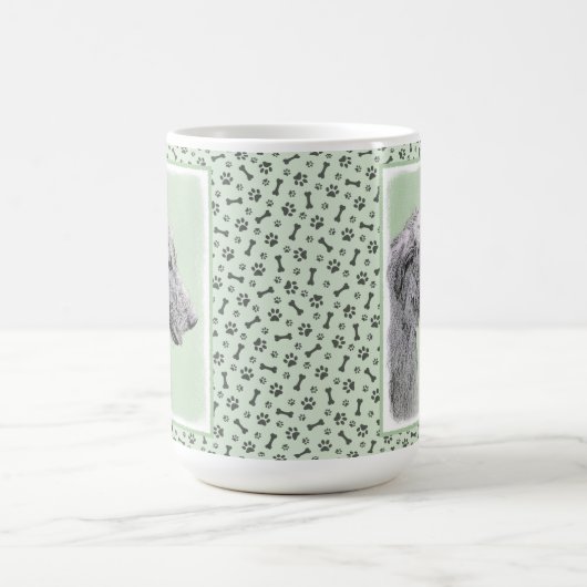 Mug Peinture de Wolfhound en Irlande - Beau art origin (Centre)