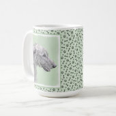 Mug Peinture de Wolfhound en Irlande - Beau art origin (Devant gauche)