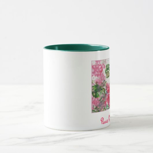 Mug Peinture des pattes R 4 ! (Tasse) (Centre)