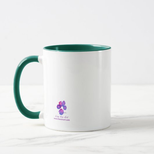 Mug Peinture des pattes R 4 ! (Tasse) (Gauche)