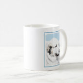 Mug Peinture des Pyrénées - Art original du chien (Devant droit)