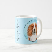 Mug Peinture d'espagnol Welsh Springer - Art original (Devant droit)