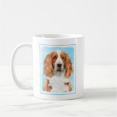 Mug Peinture d'espagnol Welsh Springer - Art original (Gauche)