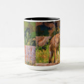 Mug Peinture d'été sur la faune de Coyote (Centre)