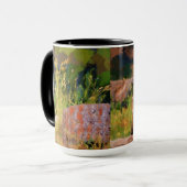 Mug Peinture d'été sur la faune de Coyote (Devant gauche)