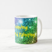 Mug Peinture diamantée de rêve (Devant droit)