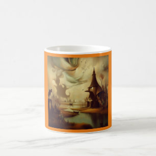 Mug Peinture d'Imaginaire 3 - Paysage médiéval