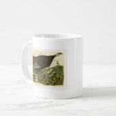 Mug Peinture d'oiseaux sauvages de Turquie Audubon (Devant gauche)