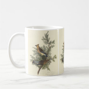 Mug Peinture d'oiseaux sur le cèdre d'Audubon