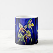 Mug Peinture d'orchidées bleues (Centre)