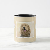 Mug Peinture d'Otterhound - Art original de chien (Centre)