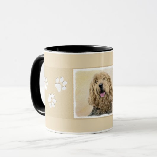 Mug Peinture d'Otterhound - Art original de chien (Devant gauche)