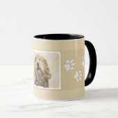 Mug Peinture d'Otterhound - Art original de chien (Devant droit)