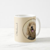 Mug Peinture d'Otterhound - Joli art original de chien (Devant droit)