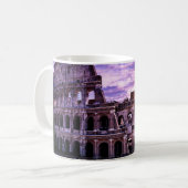 Mug Peinture du Colisée à Rome au coucher du soleil (Devant gauche)