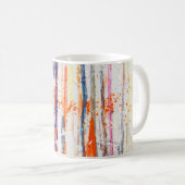Mug Peinture éclaboussée sur fond blanc, art, fin (Devant droit)