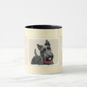 Mug Peinture écossaise Terrier - Cute Original Chien A (Centre)