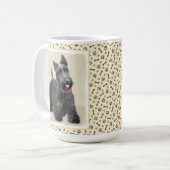 Mug Peinture écossaise Terrier - Cute Original Chien A (Devant gauche)