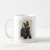 Mug Peinture écossaise Terrier - Cute Original Chien A (Gauche)