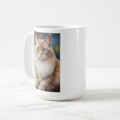 Mug Peinture élégante de chats Ragdoll (Devant gauche)