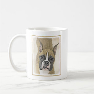 Mug Peinture en boîte - Belle art original de chien