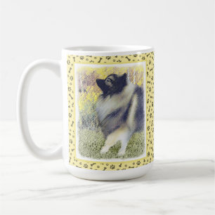 Mug Peinture en teint de Keeshond - jolie art original